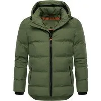 STONE HARBOUR Herren Steppjacke "Gavriloo XX", olivgrün, Gr. M (50) - Sportliche Steppjacke für Herren, ideal für kalte Tage. Wasserabweisendes Obermaterial, weiches Fleecefutter und abnehmbare Kapuze bieten Komfort und Schutz. Perfekt für den Alltag und Outdoor-Aktivitäten.