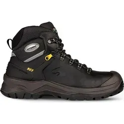 Sicherheitshochschuhe S3 "803L VAR 21" - 45 - schwarz - Arbeits- & Schutzkleidung mit rutschfester, SRC-zertifizierter Sohle und Hitzebeständigkeit bis 300°C. Atmungsaktives Innenfutter und durchtrittsichere Stahl-Zwischensohle für optimalen Schutz.