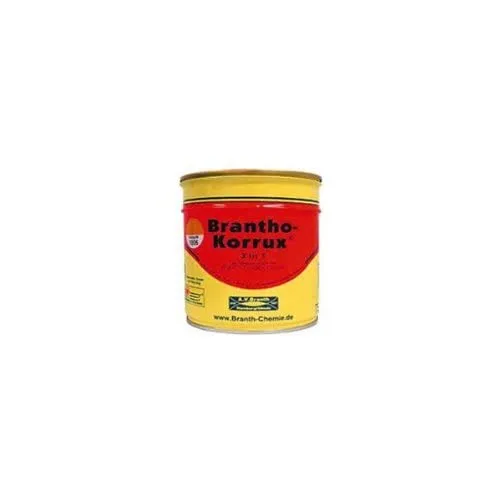 Brantho Korrux 3in1 Rostschutzfarbe 0,75 l Lichtgrau - Metallschutzlack für außen, seidenglänzend und wasserverdünnbar, idealer Rostschutz in präzisem RAL-Ton 7035.