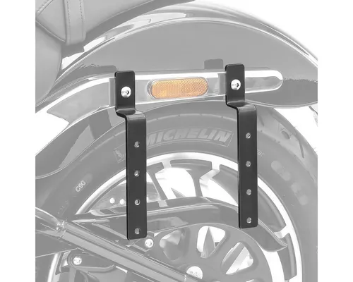 Craftride Halter Haltesatz für Chopper Seitenkoffer - Universal-Träger für Custom Bike Seitenkoffer und Satteltaschen, individuell einstellbar für optimale Passform und einfache Montage.