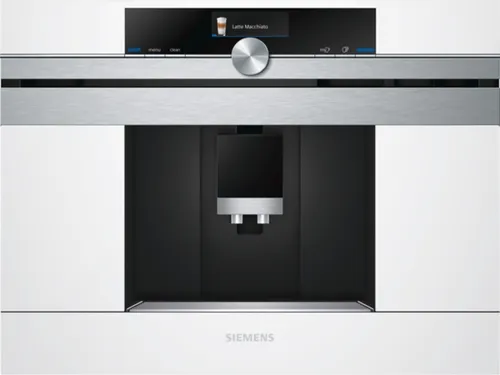 Siemens Kaffee-Vollautomat CT636LEW1 - Kaffeevollautomat mit integriertem Milchsystem, perfekter Kaffeegenuss auf Knopfdruck und individuelle Einstellungen für jeden Geschmack.