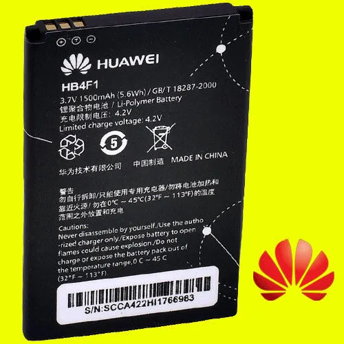 ORIGINAL HUAWEI HB4F1 AKKU BATTERIE E5838 E5830 E5832 E5 X5 E5836 U9120 1500mAh