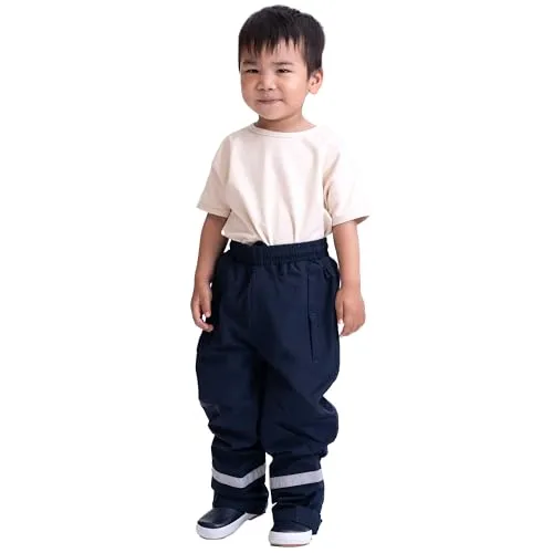 BMS Regenbundhose - 100% wasserdicht und atmungsaktiv - Marine - 110 - Die perfekte Matschhose für Abenteuer: 100% wasserdicht, atmungsaktiv und robust. Ideal für Gartenarbeiten oder Ausflüge, mit verstellbarem Bund und sicherem Reflektormaterial für beste Sichtbarkeit.