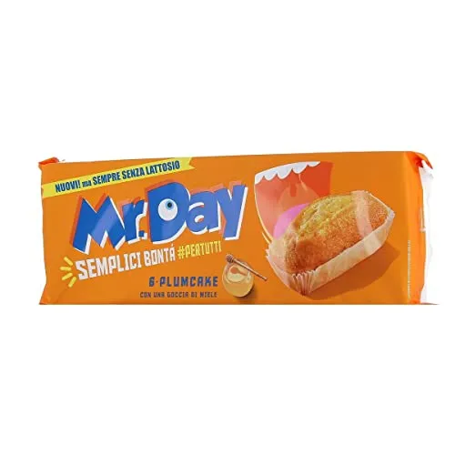 Mr. Day plumcake con yogurt magro mit Pflaumenkuchen mit Magerjoghurt kuchen sweet snack 190g