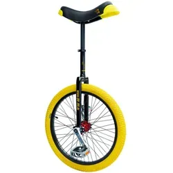 QU-AX Profi Einrad 20", schwarz - Hochwertiges Einrad für Profis - Einrad mit Flatcrown Gabel und 48 Loch ISIS-Nabe, ideal für anspruchsvolle Fahrer. Leicht und stabil, perfekt für Tricks und Fahrten auf jedem Terrain.