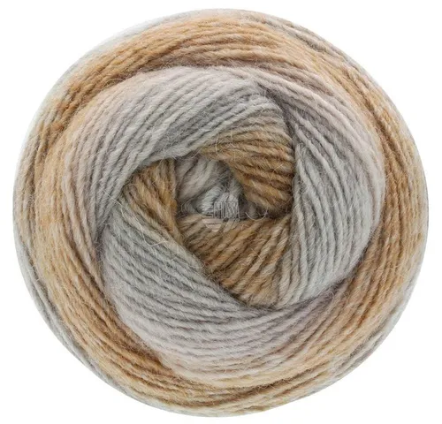 LANA GROSSA Gomitolo Alpaca Häkelwolle 350 m beige - Hochwertige Häkelwolle mit 350 m Lauflänge, ideal für kreative Projekte. Besteht aus 42 % Alpaka und sorgt für ein weiches, angenehmes Gefühl beim Arbeiten.