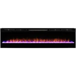 Dimplex Elektrokamin Prism 74" - Schwarz - Elektrokamin mit Heizung, Fernbedienung und Optiflame® Flammeneffekt für gemütliche Wärme und stilvolle Ambiente in jedem Raum.