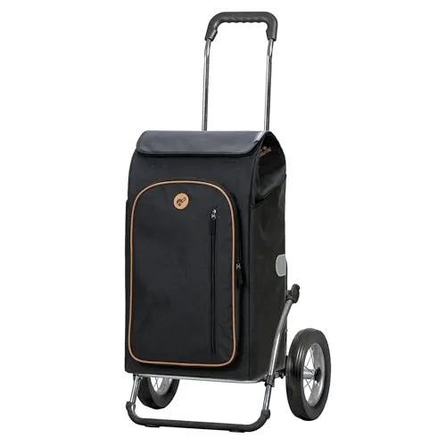 Andersen Einkaufstrolley Folke - Klappbar mit Kühlfach - 61 Liter - 60 kg Tragkraft - Robustes Stahlgestell - Vielseitiger Einkaufstrolley mit 61 Litern Volumen und einem praktischen Kühlfach. Das leichte, klappbare Stahlgestell sorgt für hohe Stabilität und Flexibilität, ideal für den täglichen Einsatz.