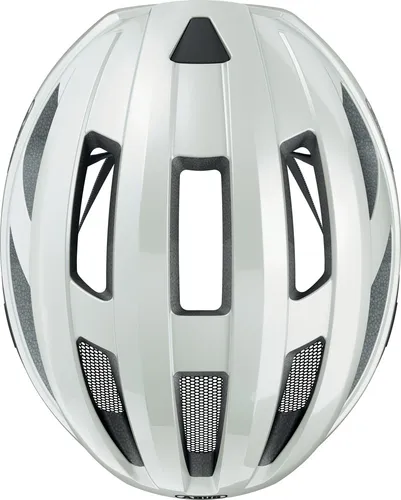 ABUS Rennradhelm Macator - Sportlicher Einsteigerhelm für Damen und Herren - Fahrradhelme mit optimaler Passform und Ponytail-kompatiblem Design, ideal für Trainingsausfahrten und den Alltag. Hochwertige Materialien sorgen für Sicherheit und Komfort.
