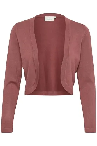 KAFFE Bolero Astrid Damen Bolero Astrid Elegant Jäckchen Langarm Cardigan Bolerojacke XL, Apple Butter
