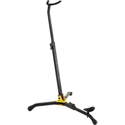 Hercules DS561B Bassoon Bass Clarinet Stand - Ständer für Blasinstrumente, höhenverstellbar von 67 bis 101 cm und mit zwei Steckplätzen für Kegel