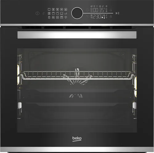BEKO Einbaubackofen BBIM13400XS - Backofen mit 1-fach-Teleskopauszug und SteamShine Selbstreinigung, Energieeffizienzklasse A+, ideal für moderne Küchen