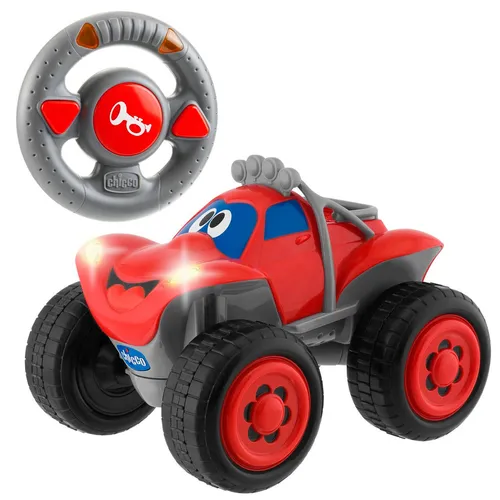 Chicco Billy Bigwheels - Ferngesteuertes Auto für Kinder, intuitive Lenkrad-Fernbedienung, mit Lichtern und Geräuschen, perfekt für Jungen und Mädchen ab 2 Jahren