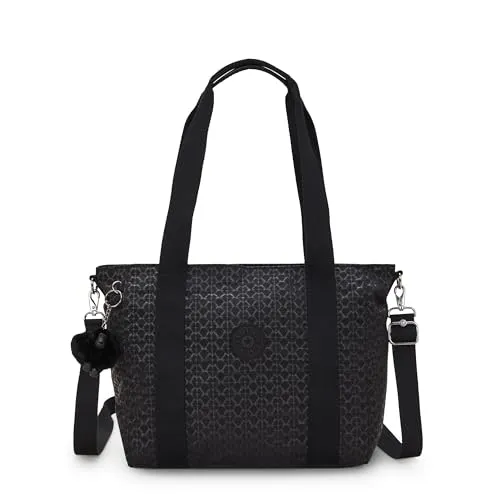 Kipling ASSENI S Kleine Tragetasche - Damen-Shopper aus 100 % Polyamid, wasserabweisend und mit abnehmbarem Schulterriemen, ideal für den täglichen Gebrauch.