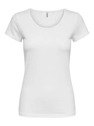 ONLY T-Shirt ONLY Damen T-Shirt LIVE LOVE O-NECK SS TOP 15205059