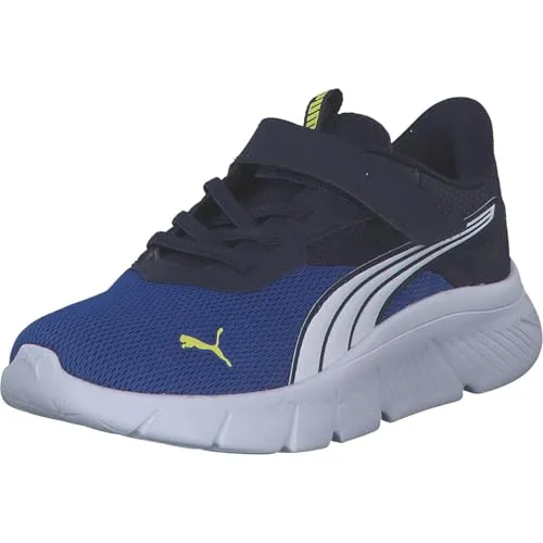Puma FLEXFOCUS Modern AC+ PS Sneaker für Kinder – lebhaftes Blau/Weiß, Größe 12.5 UK - Sportlicher Sneaker mit modernem Design und sicherem, verstellbarem Riemen. Ideal für aktive Kinder, bietet Komfort und Flexibilität für alle Jahreszeiten und sportliche Aktivitäten.