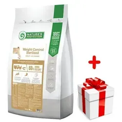 NATURES PROTECTION Weight Control Sterilised Poultry with Krill 12kg - Hundefutter für sterilisierten Hunde, kalorienreduziert mit Geflügel und Krill, unterstützt das Gewicht und die Gesundheit.