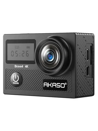 Akaso Brave 4 Ultra HD 4K Wifi Action Camera - Action-Kamera mit 4K Auflösung und Digital Zoom, inklusive umfangreichem Zubehör für perfekte Aufnahmen bei jedem Abenteuer.