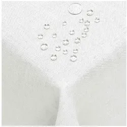 DecoHomeTextil Tischdecke Leinen Optik 130 x 340 cm - Tischdecken in Leinen Optik, abwaschbar und wasserabweisend, ideal für stilvolle und pflegeleichte Tischgestaltung.