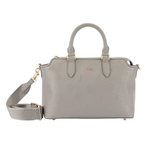 Joop! decoro edition Handtasche 30 cm grau - Elegante Handtasche der Joop! Decoro Edition, aus robustem Kunstleder mit gut organisierten Innenfächern. Vielseitige Trageoptionen und praktische Bodennägel für extra Standfestigkeit machen sie zum perfekten Alltagsbegleiter.