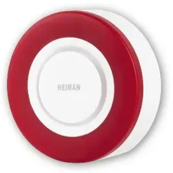 HEIMAN Zigbee Innensirene mit 95 dB – Alarm für Ihr Zuhause - Zuverlässige Innensirene mit 95 dB und Backup-Batterie für Stromausfälle. Einfache Plug-and-Play-Installation in Typ C Steckdosen. Modernes Design für optimale Sicherheit.