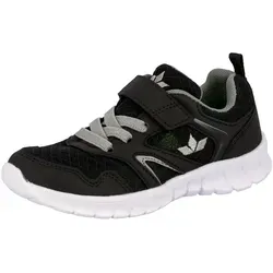 Lico Herren Skip Vs Sneaker, Schwarz Grau, 38 EU - Herren-Sneaker mit elastischen Schnürsenkeln und Klettverschluss für optimalen Halt, ideal für sportliche Aktivitäten und den Alltag.