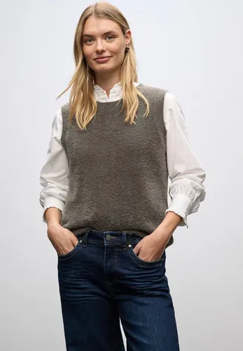 Street One Damen 3015523 Ärmelloser Pullover, Nomad Brown, 34 - Ärmelloser Pullover in Nomad Brown, ideal für den Layering-Look. Kuschelig und bequem, perfekt für den Übergang. Maße bei EU-Größe 38: Brustweite 52 cm, vordere Länge 58 cm.