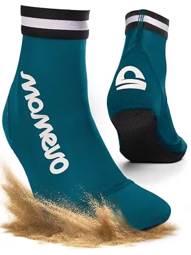 Momevo Beachmates Beachvolleyball Socken - Neopren & Elasthan für optimalen Halt - Die Momevo Beachmates Beachsocken bieten idealen Schutz vor Kälte und Hitze. Perfekt für Beachvolleyball, mit elastischem Material für eine bequeme Passform. Hochwertig verarbeitet und in umweltfreundlicher Verpackung.