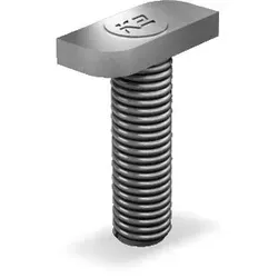 K2 Systems Hammerkopfschraube M8x20 - 100 Stück, rostfreier Stahl - Befestigungsschrauben- und Muttern, ideal für K2 SingleRail 36 & 50 Schienen, flexibel einsetzbar und nachträglich verschiebbar.
