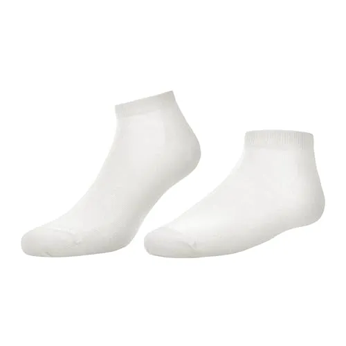 TOM FYFE Premium Merino Sneaker Socken Weiss / 42-44/1 Paar aus Merinowolle – geruchshemmend, feuchtigkeitsregulierend – Made in Europe
