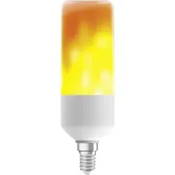 OSRAM LED Flamme Kerzen Effekt E14 0,5W - Leuchtmittel mit flackerndem Kerzen-Effekt, energieeffizient und ideal für stimmungsvolle Beleuchtung mit einer Lebensdauer von bis zu 19.999 Stunden.