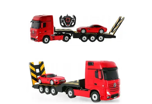 COIL RC-Truck Mercedes-Benz Actros mit Anhänger - RC-Truck im Maßstab 1:24 mit lizenziertem Mercedes-Benz Design, inklusive Anhänger für ein weiteres Modell – perfektes Spielzeug für Kinder ab 3 Jahren!