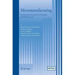 Micromanufacturing von David Bourell/ Martin L. Culpepper/ Thom J. Hodgson/ Kornel F. Ehmann/ Thomas R. Kurfess / Springer Netherlands / Taschenbuch