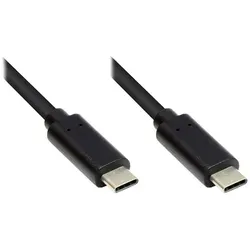 Alcasa GC-M0115 USB Kabel 2 m USB 3.2 Gen 1 (3.1 Gen 1) USB C Schwarz (GC-M0115)