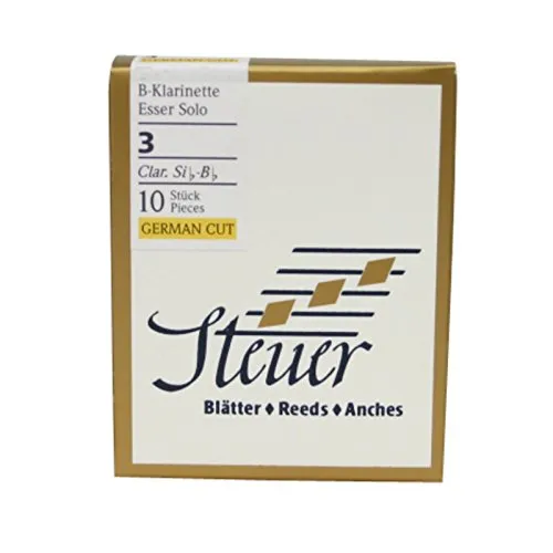 Steuer Blatt BB-Klarinette Solo White Line 4 deutscher Schnitt 10er-Packung