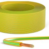 hb-digital 100m PVC Aderleitung H07V-K Erdungskabel 16mm2 - Solarkabel für flexible Verlegung, ideal für PV-Anlagen. Hohe Flexibilität und Temperaturbeständigkeit von -30°C bis +80°C, sorgt für sichere Erdung.