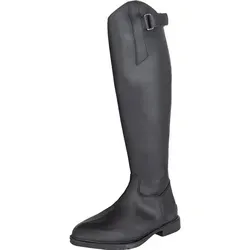 HKM Reitstiefel Flex Country Schwarz 36 - Hochwertige Reitstiefel aus echtem Leder in Größe 36, Weite 35 und Höhe 43. Ideal für den Sport, mit robuster synthetischer Sohle für besten Komfort beim Reiten.