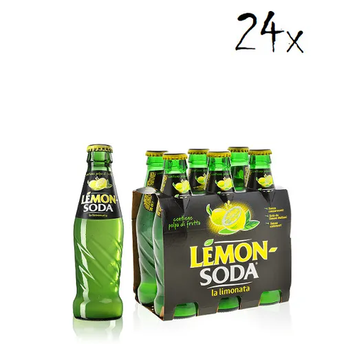 24x Flasche Lemonsoda 200ml Campari Group La Limonata Zitrone italienisch soda
