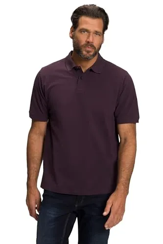 JP1880 Poloshirt Poloshirt Basic Halbarm Piqué L bis 10XL, dunkel violett