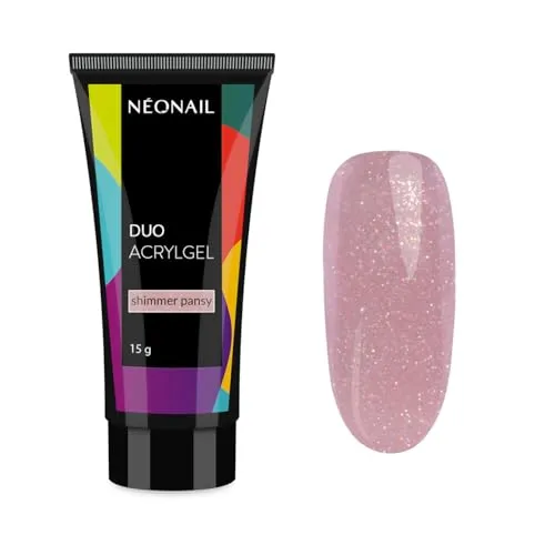 NÉONAIL DUO ACRYLGEL Shimmer Pansy 15 g – Polygel für Gelnägel und Nagelverlängerung