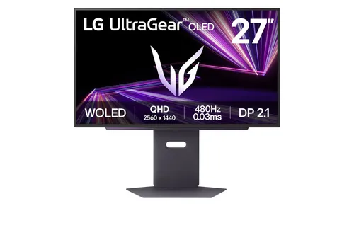 27" UltraGear 27GX790A-B - Gaming Monitor mit OLED-Technologie - OLED-Monitor mit 2560x1440 QHD und extrem schnellen 480Hz, ideal für Gamer, die ein unvergleichliches Seherlebnis suchen.