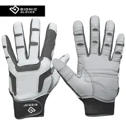 Bionic GFF2-M-L-SV-ML Herren-Golfhandschuhe – Silber, M/L - Optimale Passform für präzisen Halt: Der innovative Daumen mit Erweiterungszonen sorgt für perfekten Sitz. Atmungsaktives Material und verstellbare Handgelenkstütze bieten Komfort und Unterstützung für lange Golf-Runden.