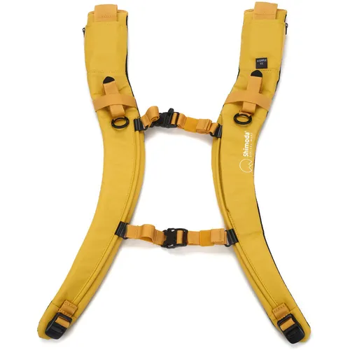 SHIMODA Damenschultergurt Simple in Gelb - Stylischer und robuster Kameragurt für Damen, ideal für den täglichen Einsatz und bequemes Tragen. Perfekt für Fotografie-Enthusiasten.