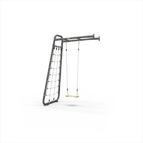 EXIT GetSet Monkeybar MB110 Wandmontage - grau - Kompaktes Sport- und Spielgerät für drinnen und draußen. Die EXIT GetSet Monkeybar MB110 bietet Klettern und Schwingen in einem stabilen Design, perfekt für kleine Gärten und Terrassen. Wetterbeständig und platzsparend!