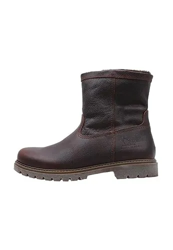 Panama Jack Herren Fedro Motorradstiefel, Chestnut C013, 45 EU - Wanderschuhe, wasserfeste Nappa-Leder-Bikerstiefel mit herausnehmbarer Innensohle und rutschfester Gummisohle für optimalen Komfort und Halt.
