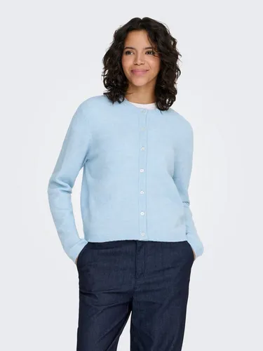 ONLY Female Strickjacke ONLSIMONI – Trendige Strickjacke für Damen - Locker geschnittene Strickjacke aus hochwertiger Materialkombination für optimalen Tragekomfort und vielseitige Kombinationsmöglichkeiten.