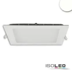 ISOLED Downlight 15W eckig ultraflach dimmbar - Einbauleuchten mit blendfreier Lichtverteilung, ideal für Galerien und Ladengeschäfte, langlebig mit 30.000 Stunden Lebensdauer und dimmbar für flexible Beleuchtung.