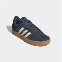 adidas Sportswear VL COURT 3.0 Sneaker - Blau, inspiriert vom Samba Design - Sneaker in Shadow Navy/Off White, aus Leder und Synthetik, mit sportlichem Stil. Ideal für Laufen, fällt klein aus – bitte eine Größe größer bestellen!