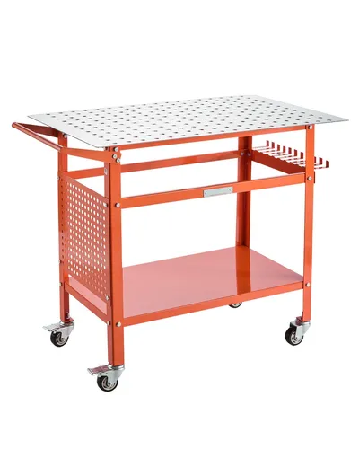VEVOR Schweißtisch 1016x609,6mm - Hochbelastbare Schweißwerkbank - Werkstatteinrichtung mit außergewöhnlicher Haltbarkeit. Der VEVOR Schweißtisch bietet viel Platz zum Klemmen und einen organisierten, effizienten Arbeitsplatz. Maximale Tragkraft von 800 lbs!