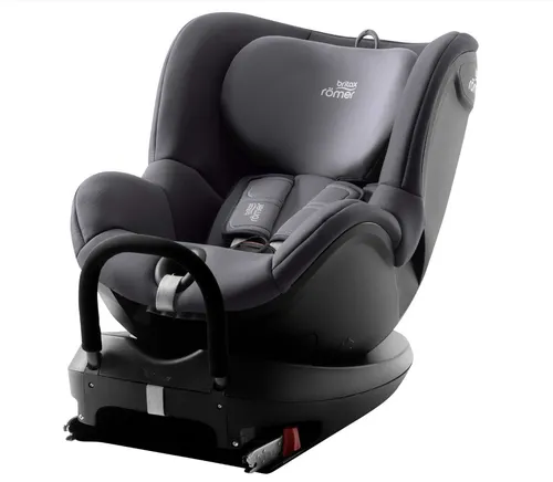 BRITAX RÖMER DUALFIX 2 R Kindersitz 360° drehbar - Sicherer Reboarder für Kinder von 0-18kg, mit Isofix und praktischen Funktionen wie Liegeposition und Sitzverkleinerer für optimalen Komfort.